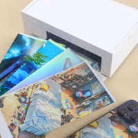 Printer Film Belakang Ponsel Mini Portabel Populer Printer Saku Mini Printer Kulit Ponsel Portabel Nirkabel
