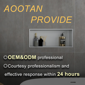 Giá để đồ nhà tắm chất lượng cao, kệ tắm âm tường, kệ tường chống nước cho khách sạn, kệ tắm bằng thép không gỉ - Product Image 6