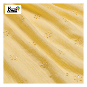 Ткань муслин для вышивки 2026, 100% хлопок, двойная марля, двойное полотно, для пошива одежды - Product Image 4