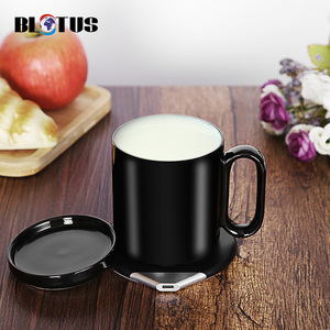 AIHPO8 sıcaklık kontrolü akıllı kupa iş moda 10 oz siyah yaşam termo isıtıcı kablosuz ısıtmalı kahve fincanı - Product Image 4