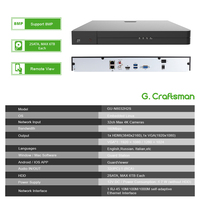 GU-N1232H2S-IQ Enregistreur vidéo réseau (NVR) 32 canaux 12MP 4K 8MP de haute qualité avec caméra de sécurité IP CCTV et reconnaissance faciale