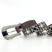 Designer Rhinestone Belt Mens – Sparkle Style