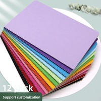 Carnet A5 personnalisé avec couverture en papier, reliure à la française, 100 feuilles, pour les devoirs des étudiants, bloc-notes pour prendre des notes, couverture DIY en option