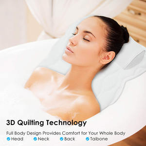 หมอนอาบน้ำและสปา <span class=keywords><strong>BBCare</strong></span> Luxury พร้อมเทคโนโลยี 4D Air Mesh และจุกดูดสุญญากาศ 7 จุด แข็งแรง สำหรับรองรับคอ ใช้ได้ทั้งในห้องน้ำและการเดินทาง - Product Image 4