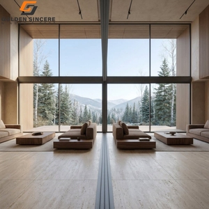 Porte coulissante panoramique en aluminium minimaliste GS pour un design architectural de luxe - Product Image 1