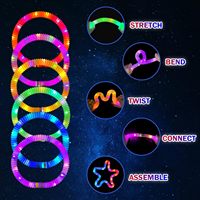 Heetverkopende glow-in-the-dark fidget toys, partyfavoren voor kinderen, Valentijnsdag & Mardi Gras, niet-snoepjes, glowsticks