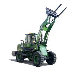 4 wheel drive zl936 wheel loader 3 ton log loader pay loader with pallet fork