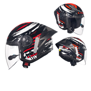 Nuevo <span class=keywords><strong>Casco</strong></span> de Motocicleta LS2 OF616 para Bluetooth para Hombre y Mujer para Todas las Estaciones ABS para Moto Eléctrica Scooter Medio y Tres Cuartos - Product Image 3