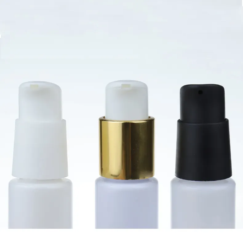 Wit Zwart Goud Behandelingspomp 20/410 Links-Rechts Lock Action Lotion Pomp Crème Dispenser Pomp
