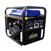 Generador portátil de gasolina/GLP 110V 220V-3/5/6/6 kW 7kva 7,5/8/10kW, motor de gasolina de calidad, uso doméstico, exterior y vehículo-