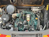 Excavatrice sur pneus d'occasion Volvo EW60 6 tonnes, d'origine Corée, avec ripper, machine de terrassement agricole, pelle hydraulique