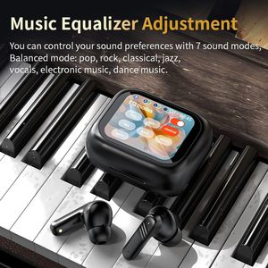 Auriculares TWS con Cancelación de Ruido, Pantalla Táctil Completa, Auriculares Inalámbricos para Juegos, Auriculares TWS ANC ENC - Product Image 4