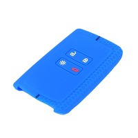 Pour Renault Kolega Smart couverture de clé de voiture à 4 boutons sac de clé en Silicone de protection pour accessoire de clé Espace Kolega
