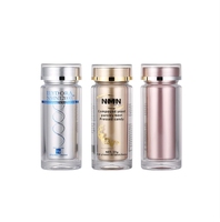 Vente en gros de bouteilles de capsules en plastique double couche transparentes de 90ml pour l'emballage de médicaments et de pilules