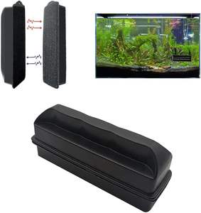 Nettoyeur magnétique pour <span class=keywords><strong>aquarium</strong></span> en plastique, anti-rayures, pour <span class=keywords><strong>algues</strong></span>, aimant de nettoyage de vitres, accessoires de nettoyage de bassin à poissons, efficace - Product Image 1
