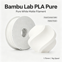 Filamen Bambu Lab PLA Murni 1.75mm Ramah Lingkungan Bahan Printer 3D Mudah Dicetak untuk Model DIY Prototipe