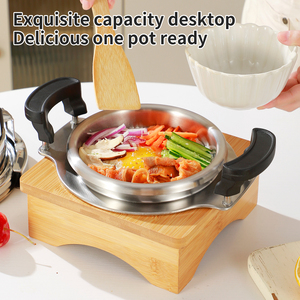 Mini autocuiseur coréen en acier inoxydable 304, adapté à la cuisine, une personne, un <span class=keywords><strong>pot</strong></span> - Product Image 3