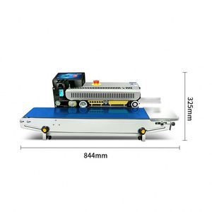 New Design Electric Automatic Chemical Sealing Machine Gear Continuous Heat Band Sealer Inkjet Print Beverage Foil Bags - Product Image 5