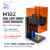 Graveur laser Sparrow H102, conception de sécurité entièrement fermée, utilisation domestique éducative, commande électrique, outil de marquage de bureau