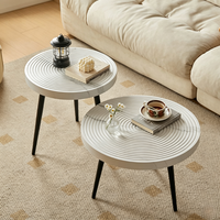 Table d'appoint en bois rustique durable, petite table basse pour salon, balcon, utilisation en coin, design minimaliste tendance