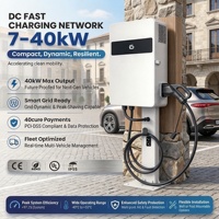 Station de recharge DC pour véhicules électriques de 7 à 40 kW pour les parkings commerciaux, les bureaux, les centres commerciaux, les réseaux de recharge publics, fournisseur en gros, OCPP