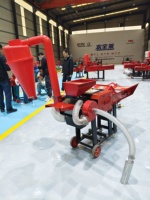 Nouveau Broyeur Cyclonique Intégré, Coupe-Paille, Pulvérisateur et Broyeur à Frottement 3-en-1, Moteur Électrique Portable, Haute Capacité 8 Tonnes/heure, en Aluminium pour Usage Agricole