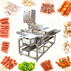 Machine à brochettes de <span class=keywords><strong>viande</strong></span> de poulet électrique automatique pour la fabrication de brochettes <span class=keywords><strong>Adana</strong></span>, machine à brochettes de <span class=keywords><strong>viande</strong></span> efficace, équipement de transformation de brochettes de kebab - Product Image 1
