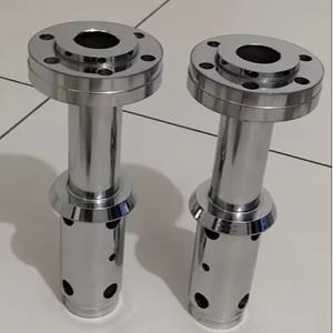 Conector de Eje de Brida de Acero Inoxidable Mecanizado por CNC de Alta Precisión |   Componente de Acoplamiento Mecánico Industrial - Product Image 1