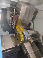 TAIWAN Technology 6/8 Mandrin à pince 8T Tourelle à outils 4 + 4 Outil en direct Y Axes Tour horizontal CNC Mini Tour Machine