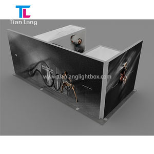 Show Booth Light Box Trade Show Booth Display 10x10 Modern Trade Show Cabina de exhibición de aluminio de fácil montaje - Product Image 3