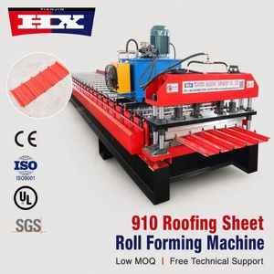 Machine à profilés de toiture trapézoïdaux 910 : Solution clé en main, conception, fabrication, installation, formation, support technique en ligne 24h/24 et 7j/<span class=keywords><strong>7</strong></span> - Product Image 3