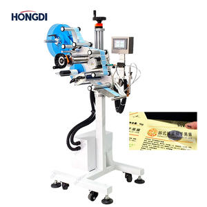 Etiquetadora Automática Eléctrica de Cinta Plana para Línea de Ensamblaje, Etiquetadora Vertical para Bolsas de PE, Cajas de Plástico, Alimentos Frescos y Comida Rápida - Product Image 1