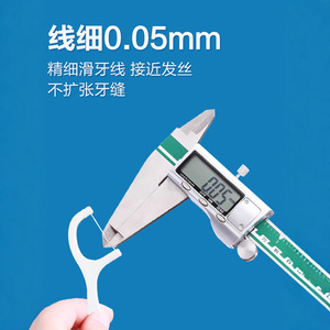 Kefu Curettes à fil dentaire 50 pièces en polyéthylène, souples, robustes et portables, outil de nettoyage dentaire - Product Image 3