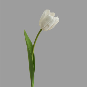 Flor Artificial Individual con Textura Similar a un Tulipán, Adecuada para Decoración del Hogar, Tacto Humectante, Arreglo Floral Artificial - Product Image 6