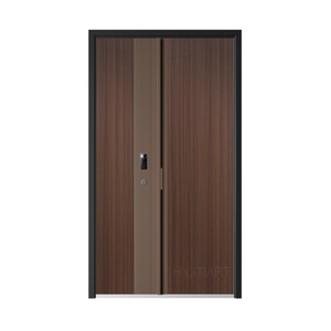 Homart Úc hiện đại chống trộm ý pivot thiết kế cửa ra vào bằng thép không gỉ màu đỏ bảo hành trọn đời tùy chỉnh nhập - Product Image 6