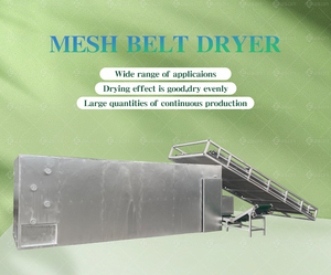 Machine de dessiccateur de ceinture de maille de composant de pompe chauffée uniformément d'utilisation commerciale pour le produit d'animal familier de produit alimentaire - Product Image 1