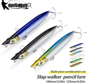 Señuelos flotantes de plástico ABS con ojos 3D realistas, señuelos biónicos artificiales tipo <span class=keywords><strong>popper</strong></span> para pesca, señuelos láser flotantes para pescar perros. - Product Image 1