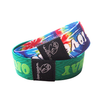 Pulsera de tela rfid nfc para festival, barata, promoción