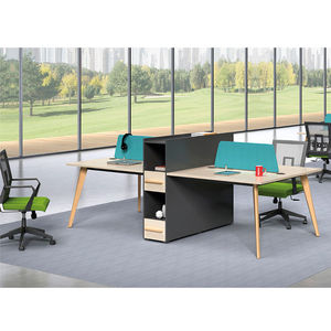 De Madera centro de la estación de trabajo móvil computadora de partición de oficina de la estación de trabajo de escritorio para cubículos fabricante de muebles de oficina - Product Image 1