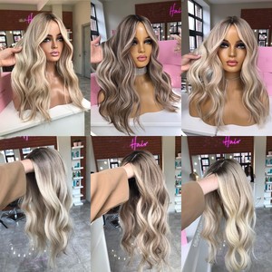 Toupet in Capelli Umani <span class=keywords><strong>con</strong></span> Base in Seta di Lusso, Facile da Indossare, Colore Balayage Biondo Radicato <span class=keywords><strong>con</strong></span> Frangia per Donne <span class=keywords><strong>con</strong></span> Perdita di Capelli, 10-20 Pollici - Product Image 6