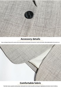 Nuevo Blazer Casual de Negocios <span class=keywords><strong>para</strong></span> Hombre de Mediana Edad y Joven, Chaqueta Cortavientos de Un Solo Pecho, Abrigo Superior, Traje Casual <span class=keywords><strong>para</strong></span> Hombre - Product Image 4