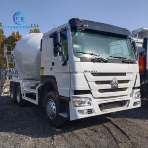 HOWO รถผสมคอนกรีต6x4 10cbm Euro2 371HP รถมือสองประสิทธิภาพการทำงานสูงรับประกัน6เดือน - Product Image 1