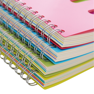 Cahier à spirale avec onglets de séparation numérotés colorés <span class=keywords><strong>Organisation</strong></span> multi-sujets pour les étudiants, les enseignants et les fournitures de bureau - Product Image 4