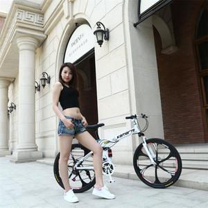 Ammortizzatore 21 velocità di rottura del disco bici pieghevole bici pieghevole telaio rosso lega di alluminio da 16 pollici meno della bici pieghevole <span class=keywords><strong>Minivelo</strong></span> - Product Image 3