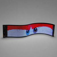 Panel de Luz LED Matricial para Coche, 12V 5W, Pantalla para Parabrisas, Ojo de Diablo, Control Remoto por Aplicación, Pantalla Electrónica Decorativa, Personalizable, para Ventana de Camioneta
