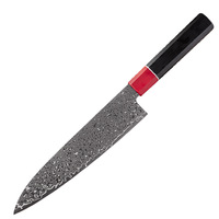 Ensemble de couteaux de cuisine professionnels 67 couches en acier damas Chef tranchant manche octogonal japonais VG10 poche gaine de poche de pêche