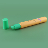 Tube Pompe Airless Transparent Personnalisé 10ml 15ml 20ml pour Emballage Cosmétique – Tubes PE pour Fond de Teint Liquide, Crème BB, Lotion Écran