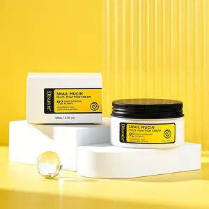 Crème hydratante coréenne pour mucine d'escargot Équité du visage Crème blanche éclatante pour éliminer les taches sombres