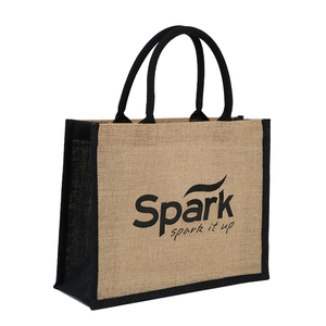 Bolsa <span class=keywords><strong>de</strong></span> yute <span class=keywords><strong>de</strong></span> <span class=keywords><strong>arpillera</strong></span> ecológica, fabricante al por mayor, Impresión <span class=keywords><strong>de</strong></span> logotipo personalizado, gran oferta - Product Image 4