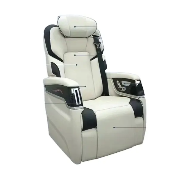 Intérieur Siège auto de luxe vip électrique modifié avec massage ventilé pour van alphard maybach toyota hiace